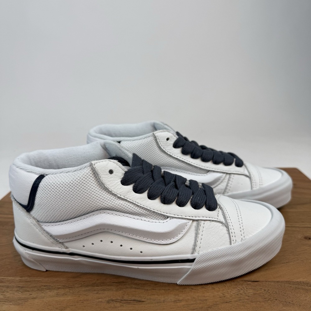 New NIB Womens Vans Knu Mid Utility Lace White Skate Sneakers Shoes Size 6 M